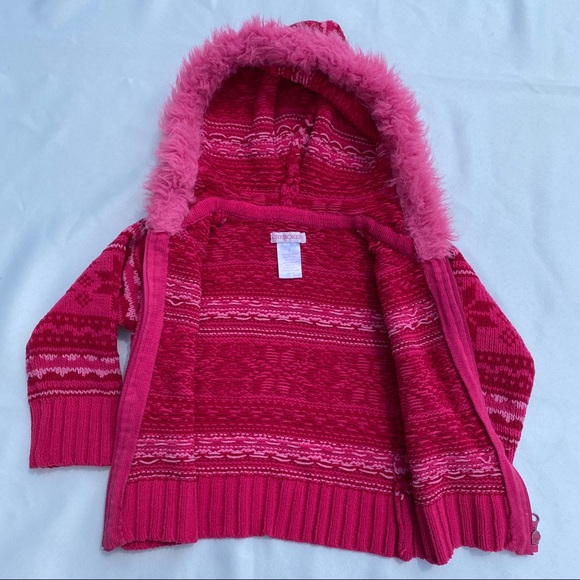 Cherokee Girls Multi Pink Zip-up Hoodie Size 3 - Picture 5 of 8